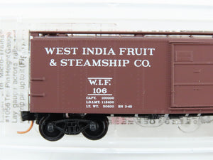N Scale Micro-Trains MTL 120510 WIF West India Fruit & Steamship Box Car 106 RTR