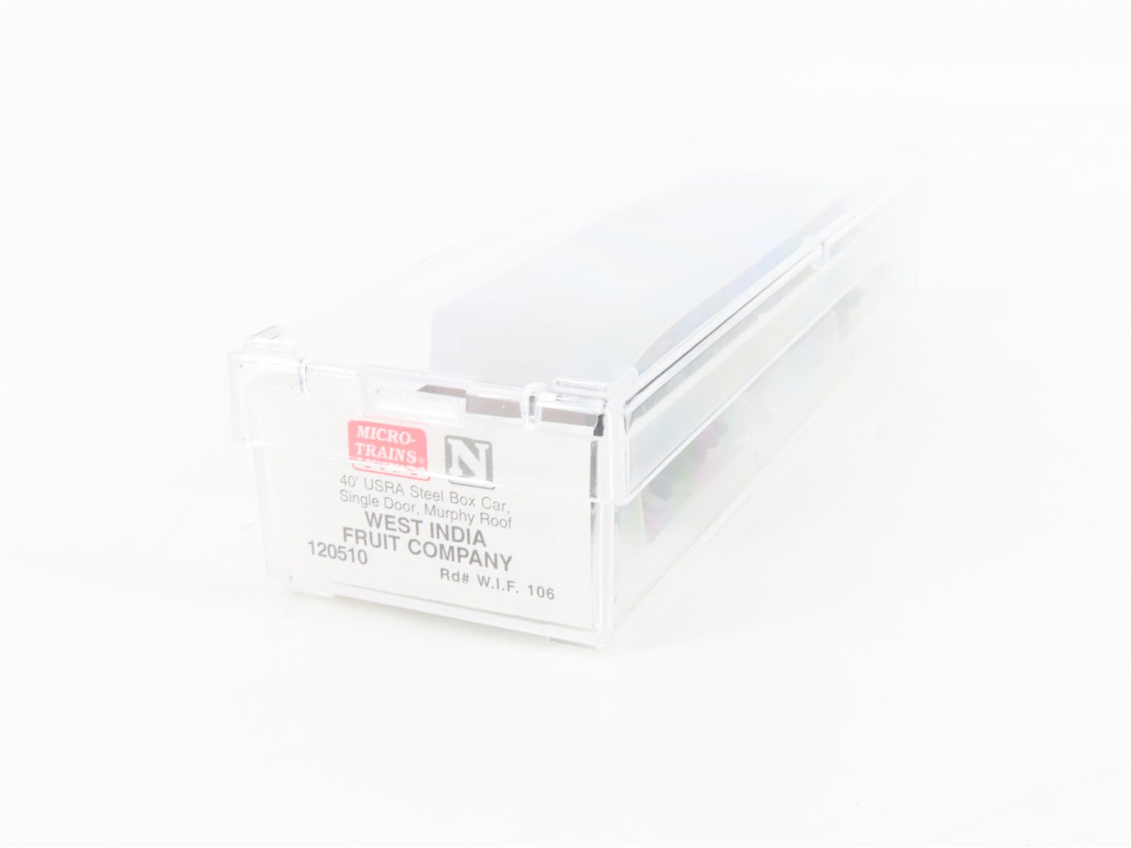 N Scale Micro-Trains MTL 120510 WIF West India Fruit & Steamship Box Car 106 RTR