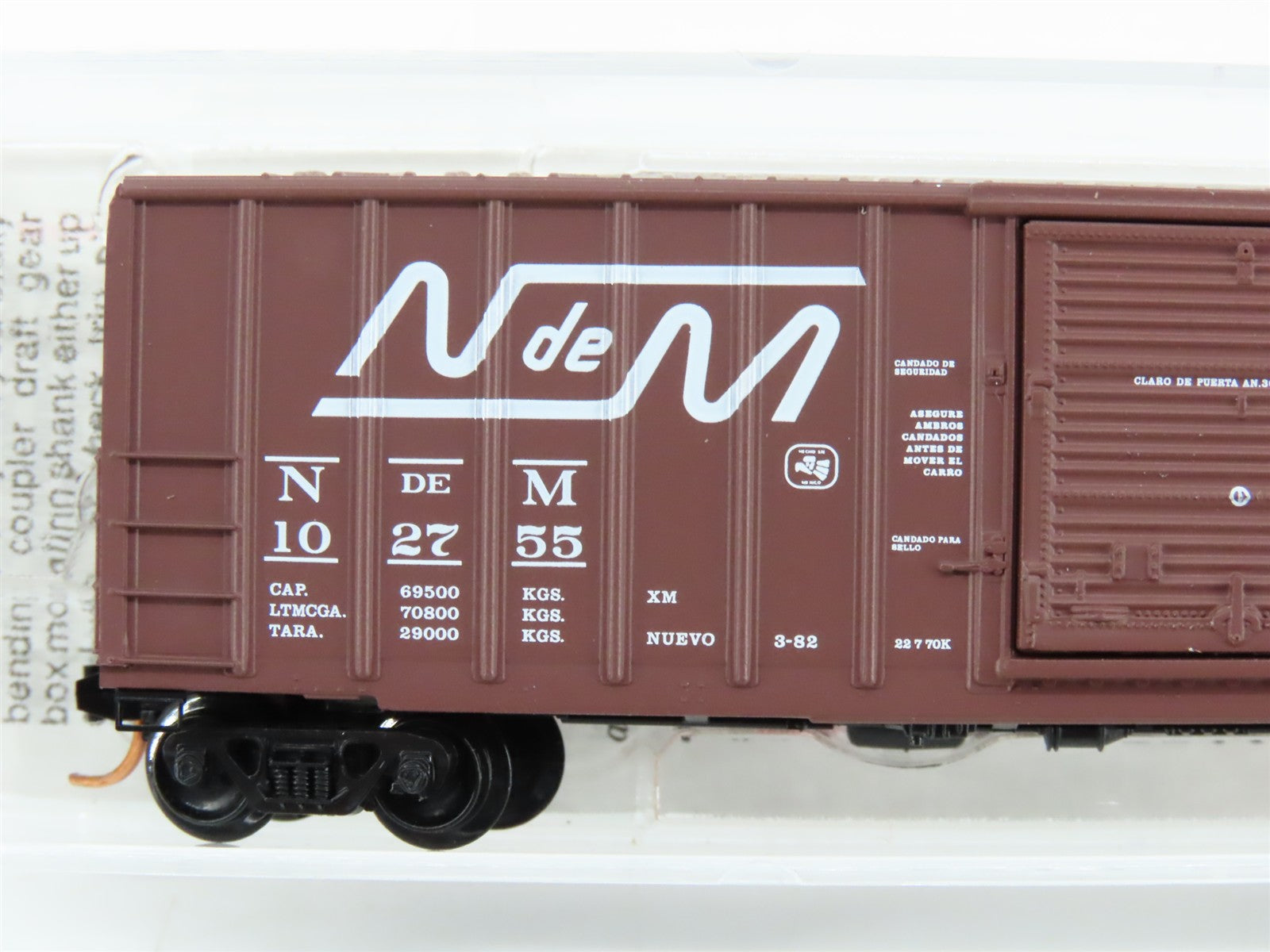 N Micro-Trains MTL 25320 NdeM National Railway of Mexico 50' Box Car 102755 RTR