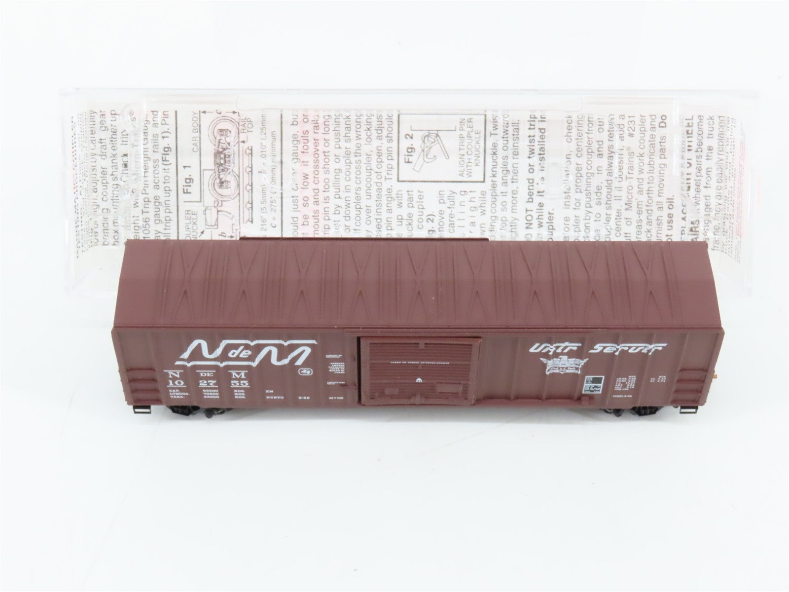 N Micro-Trains MTL 25320 NdeM National Railway of Mexico 50' Box Car 102755 RTR