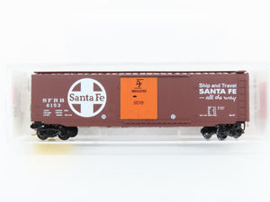 N Scale Micro-Trains MTL 32050/1 SFRB Santa Fe 50' Plug Door Box Car 6153 RTR