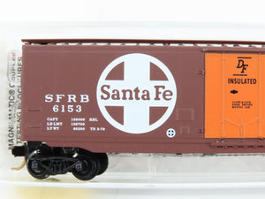 N Scale Micro-Trains MTL 32050/1 SFRB Santa Fe 50' Plug Door Box Car 6153 RTR