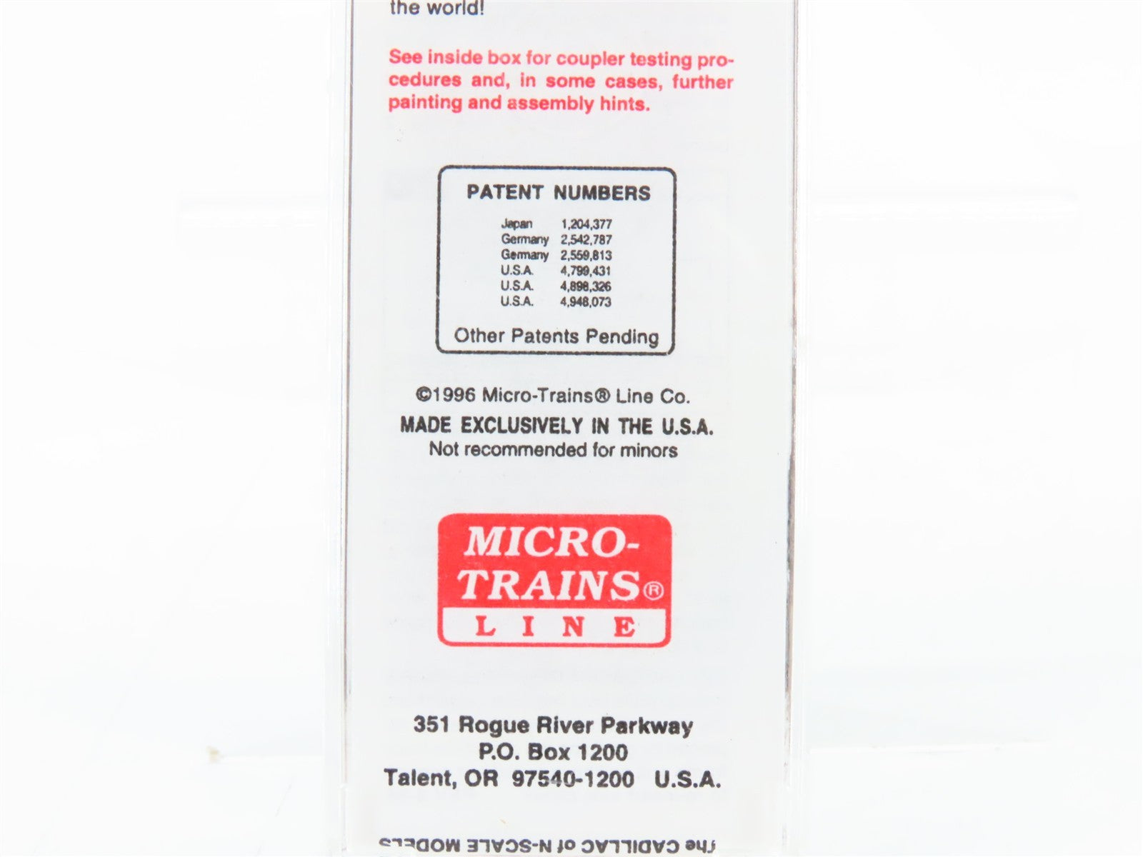 N Scale Micro-Trains MTL 32050/1 SFRB Santa Fe 50' Plug Door Box Car 6153 RTR
