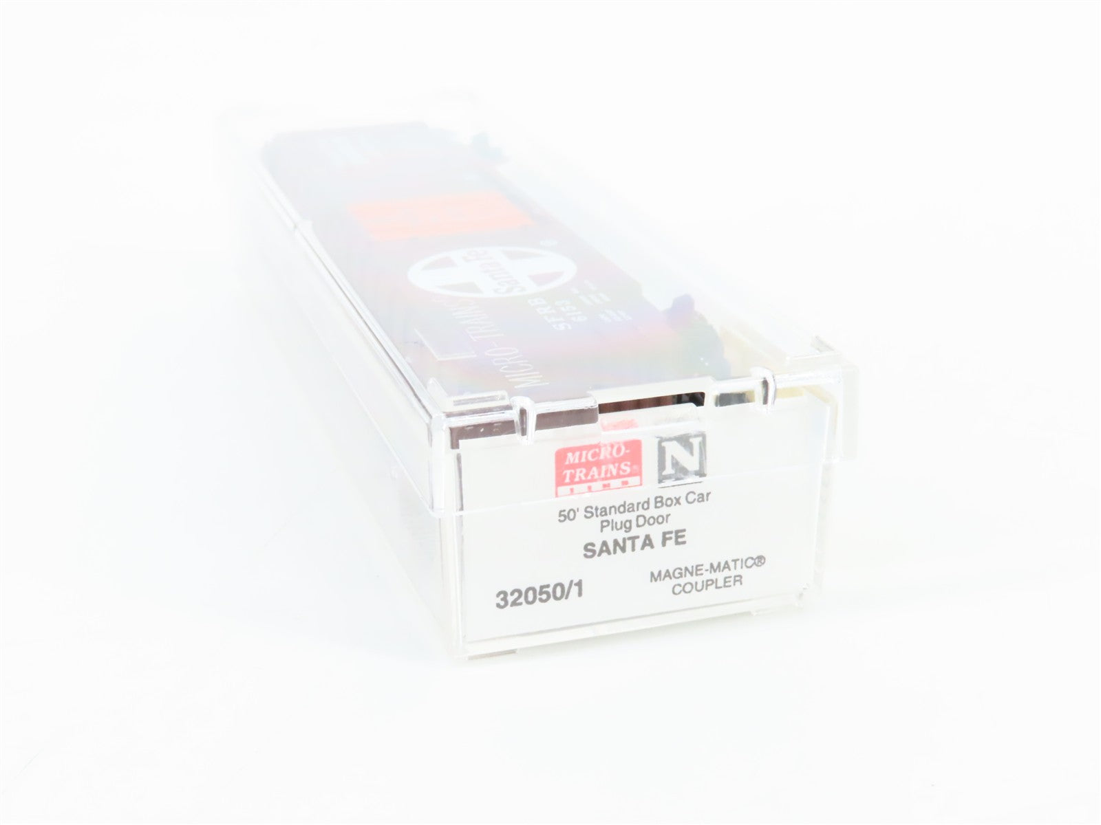 N Scale Micro-Trains MTL 32050/1 SFRB Santa Fe 50' Plug Door Box Car 6153 RTR