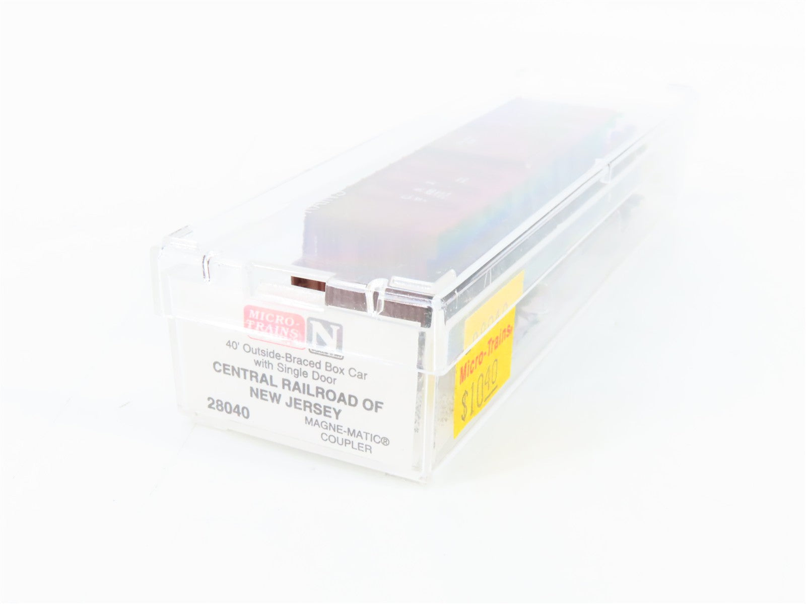 N Scale Micro-Trains MTL 28040 Central Railroad of New Jersey 40' Box Car RTR