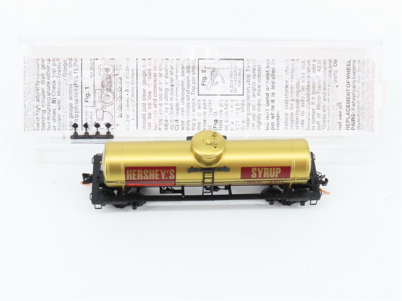 N Scale Micro-Trains MTL 65510 HFC Hershey's 39' Tank Car 3011 RTR