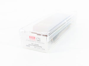 N Scale Micro-Trains MTL 23030 SSW Cotton Belt Blue Streak 40' Box Car 46435 RTR