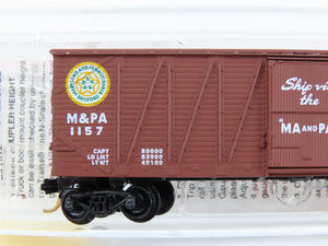 N Scale Micro-Trains MTL 28020 M&PA Maryland & Pennsylvania 40' Box Car 1157 RTR