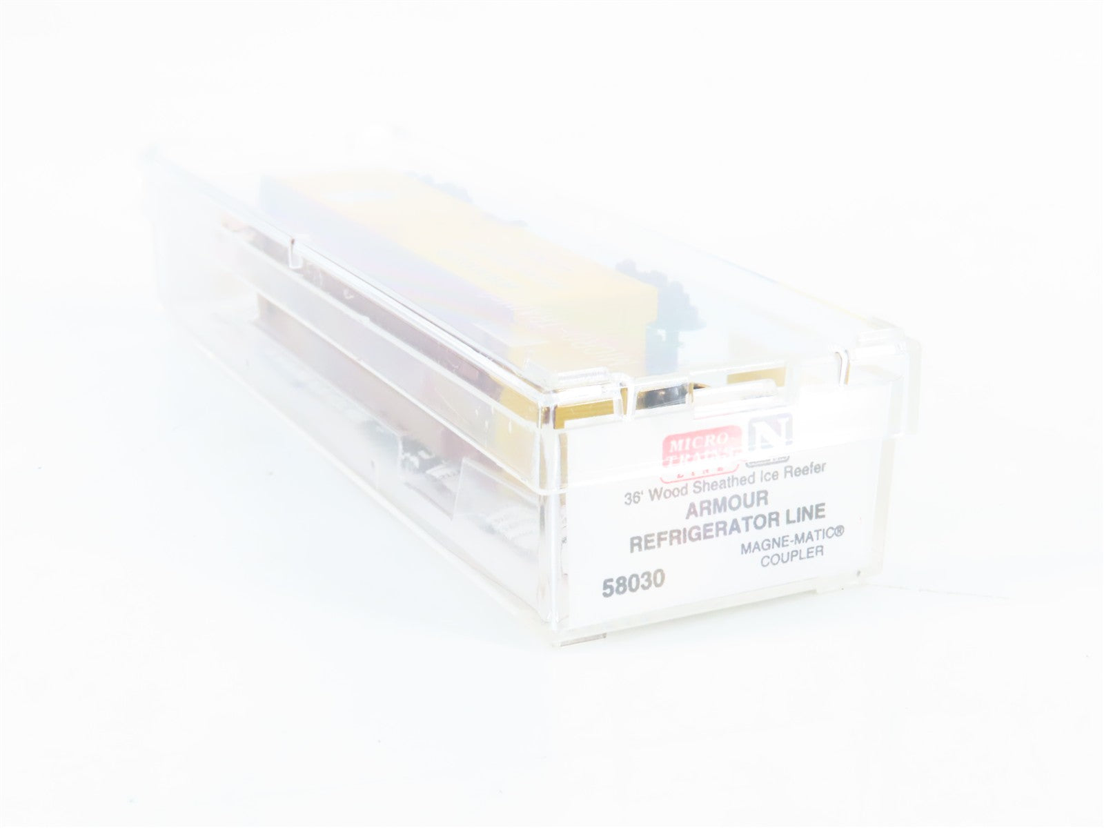 N Scale Micro-Trains MTL 58030 Armour Refrigerator Line 36' Reefer 7306 RTR