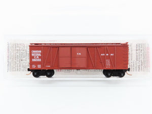 N Scale Micro-Trains MTL 40010 Canadian National 40' Outside Braced Box Car RTR