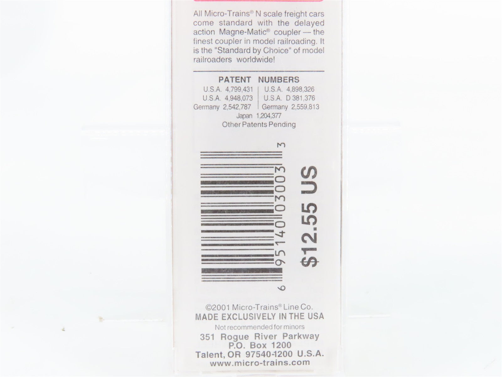 N Scale Micro-Trains MTL 40010 Canadian National 40' Outside Braced Box Car RTR