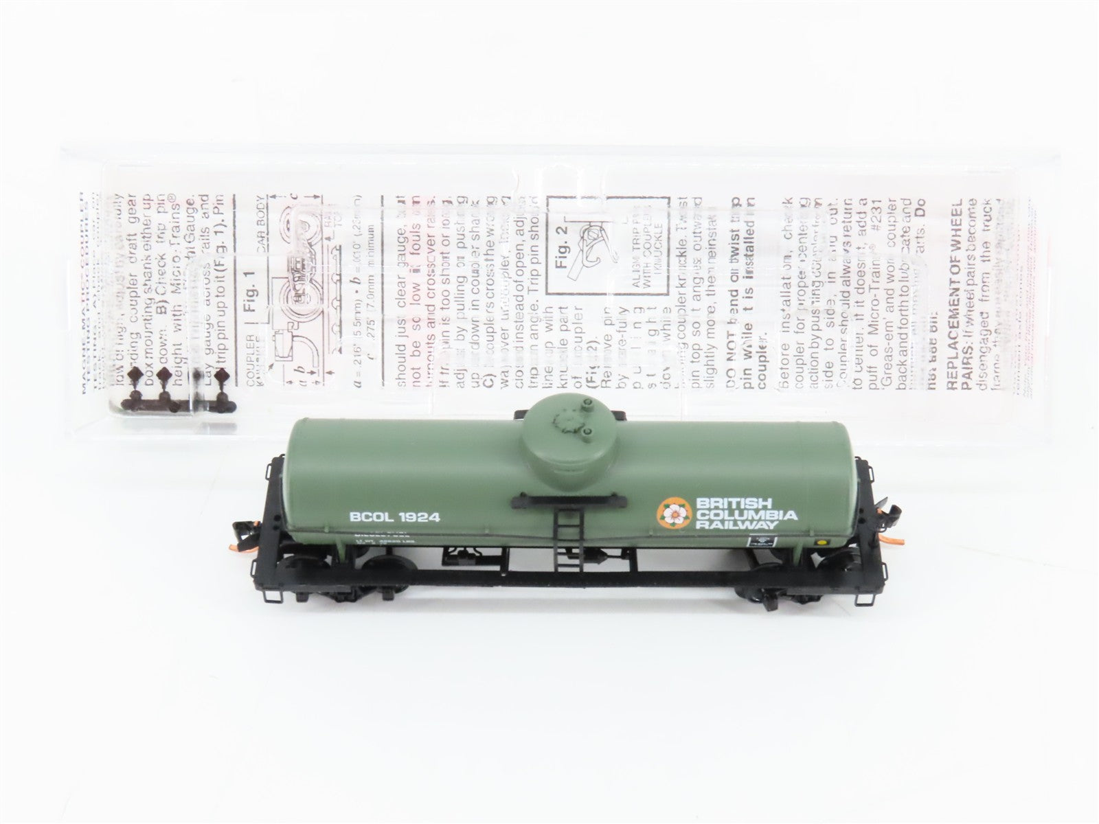 N Scale Micro-Trains MTL 65530 BCOL British Columbia Railway Tank Car 1924 RTR