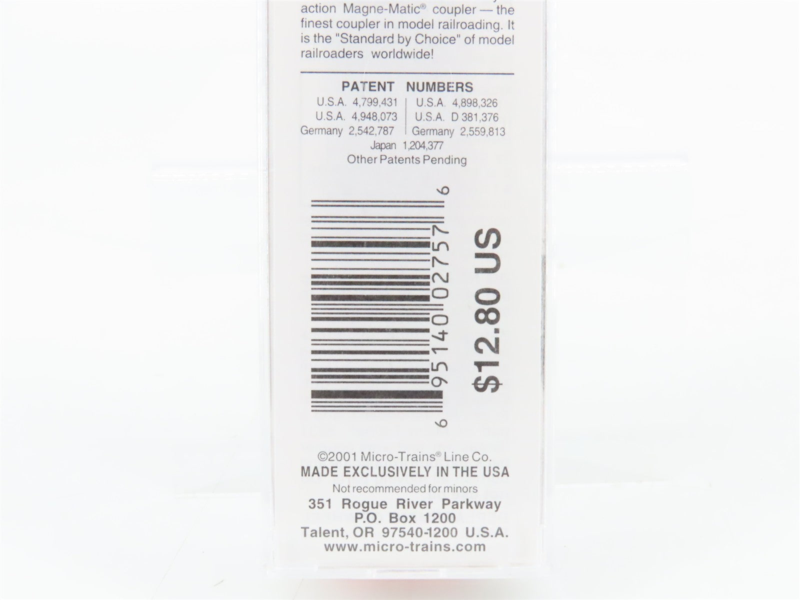N Scale Micro-Trains MTL 120250 SAL Silver Meteor 40' Box Car 18198 RTR