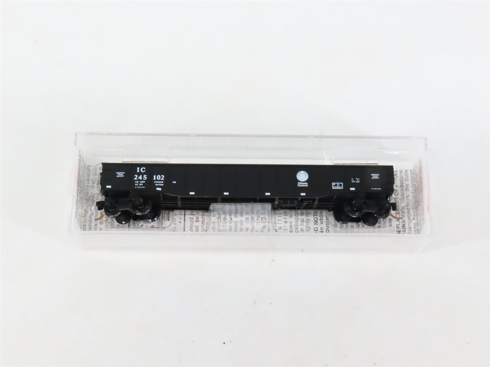 N Scale Micro-Trains MTL 105550 IC Illinois Central 50' Gondola 245102 RTR