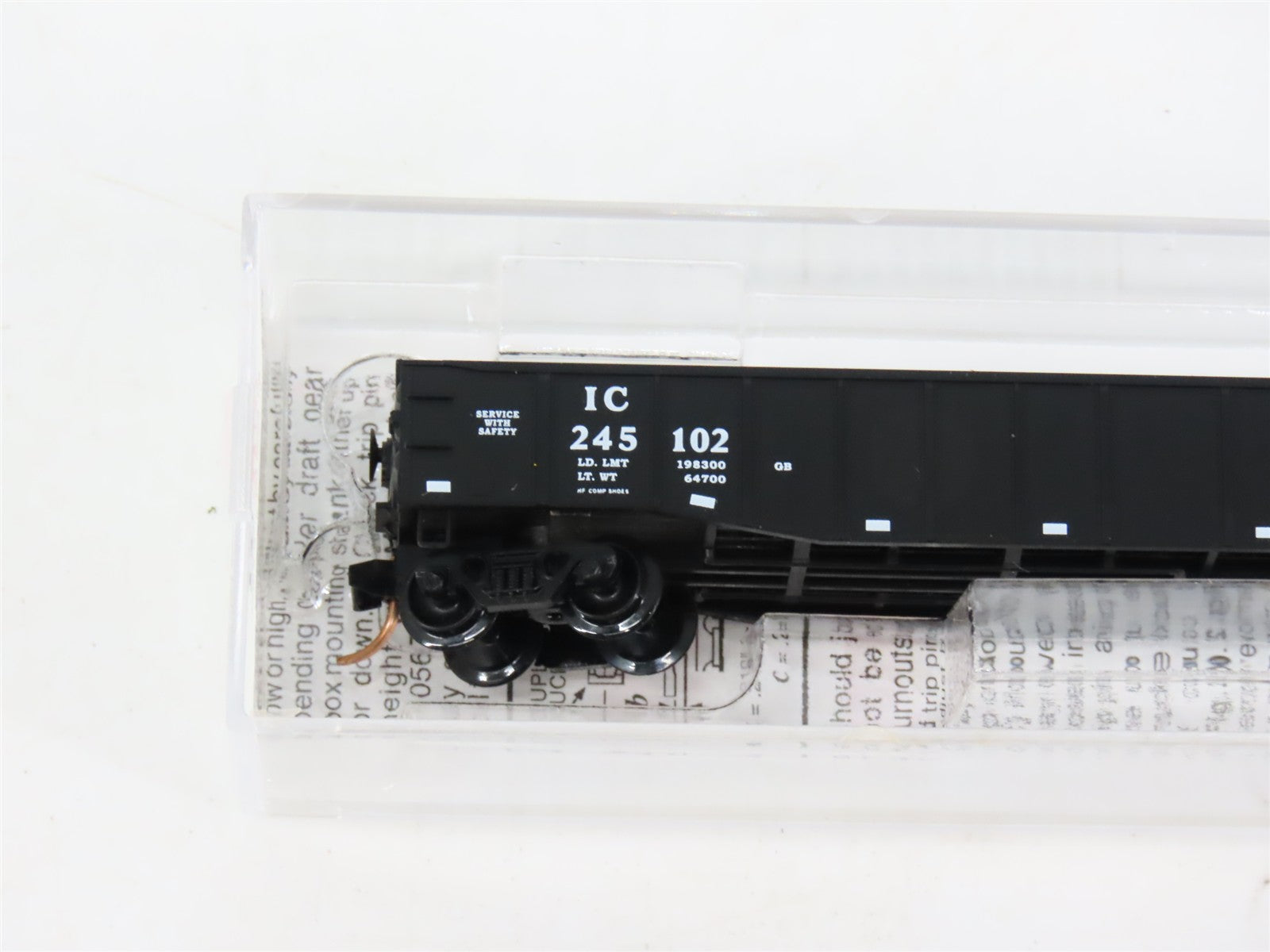 N Scale Micro-Trains MTL 105550 IC Illinois Central 50' Gondola 245102 RTR
