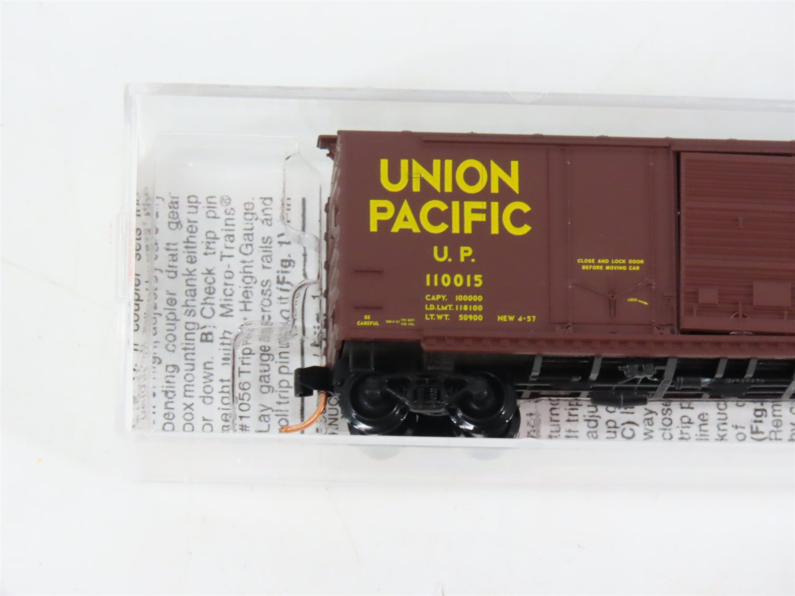 N Scale Micro-Trains MTL 22030 UP Union Pacific 40' Box Car 110015 RTR