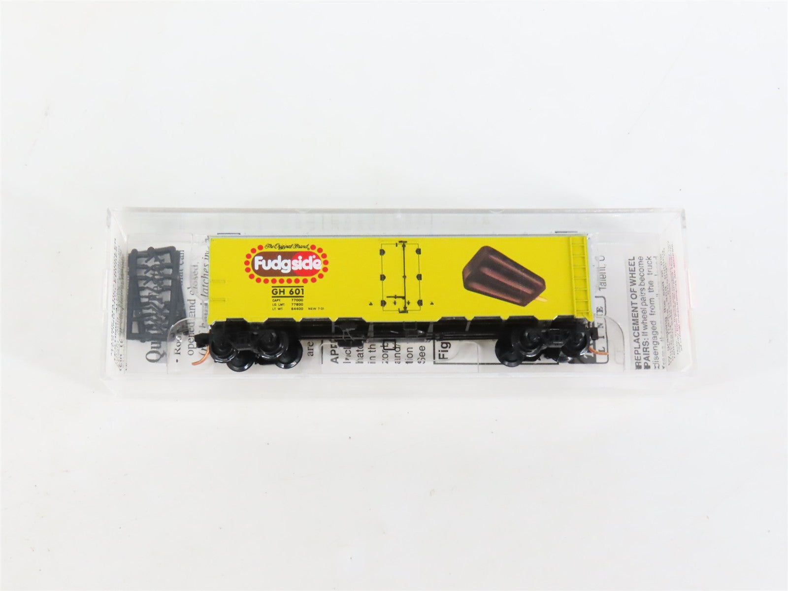 N Scale Micro-Trains MTL 59060 GH Fudgsicle 40' Steel Ice Reefer 601 RTR