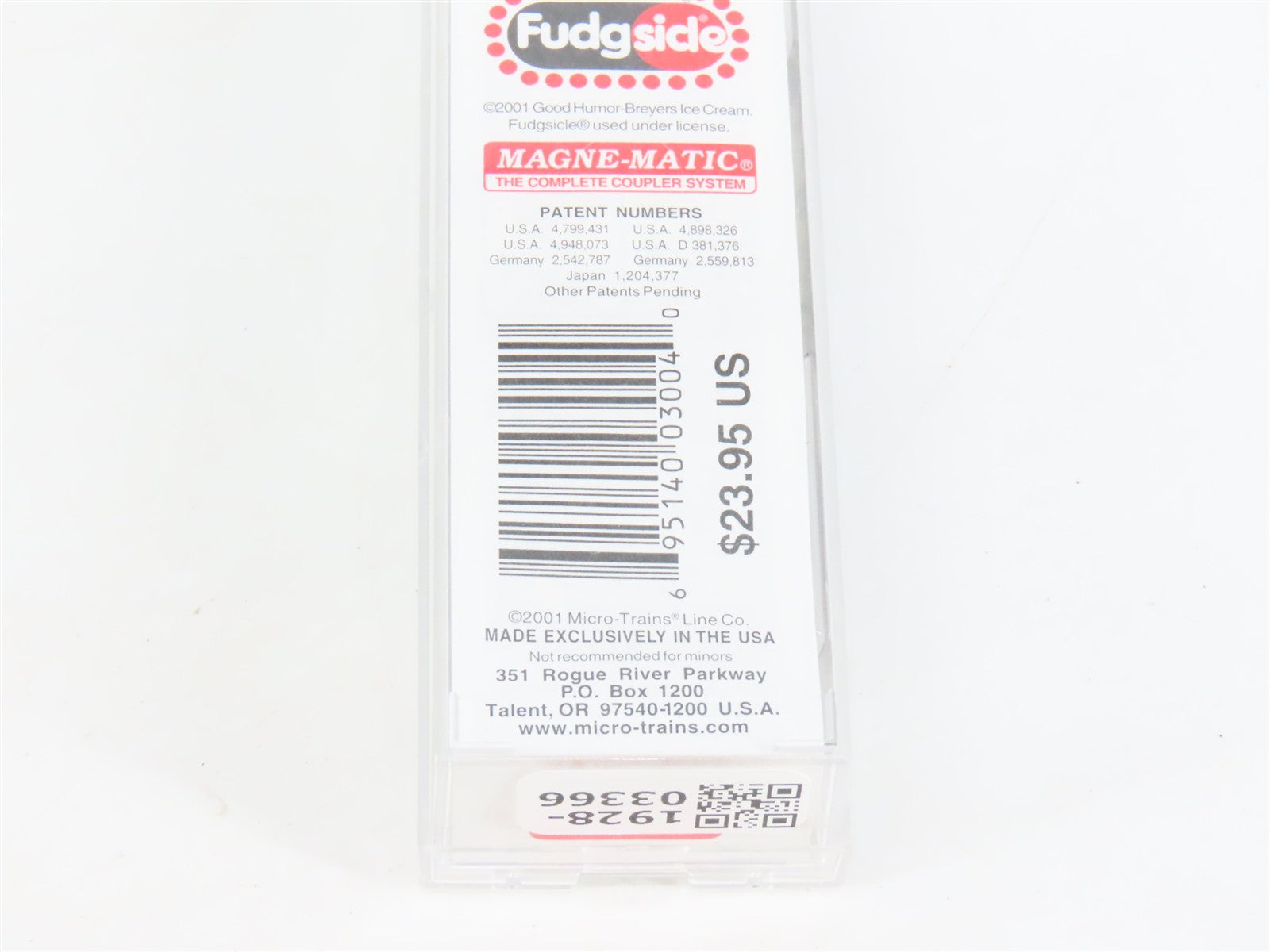 N Scale Micro-Trains MTL 59060 GH Fudgsicle 40' Steel Ice Reefer 601 RTR