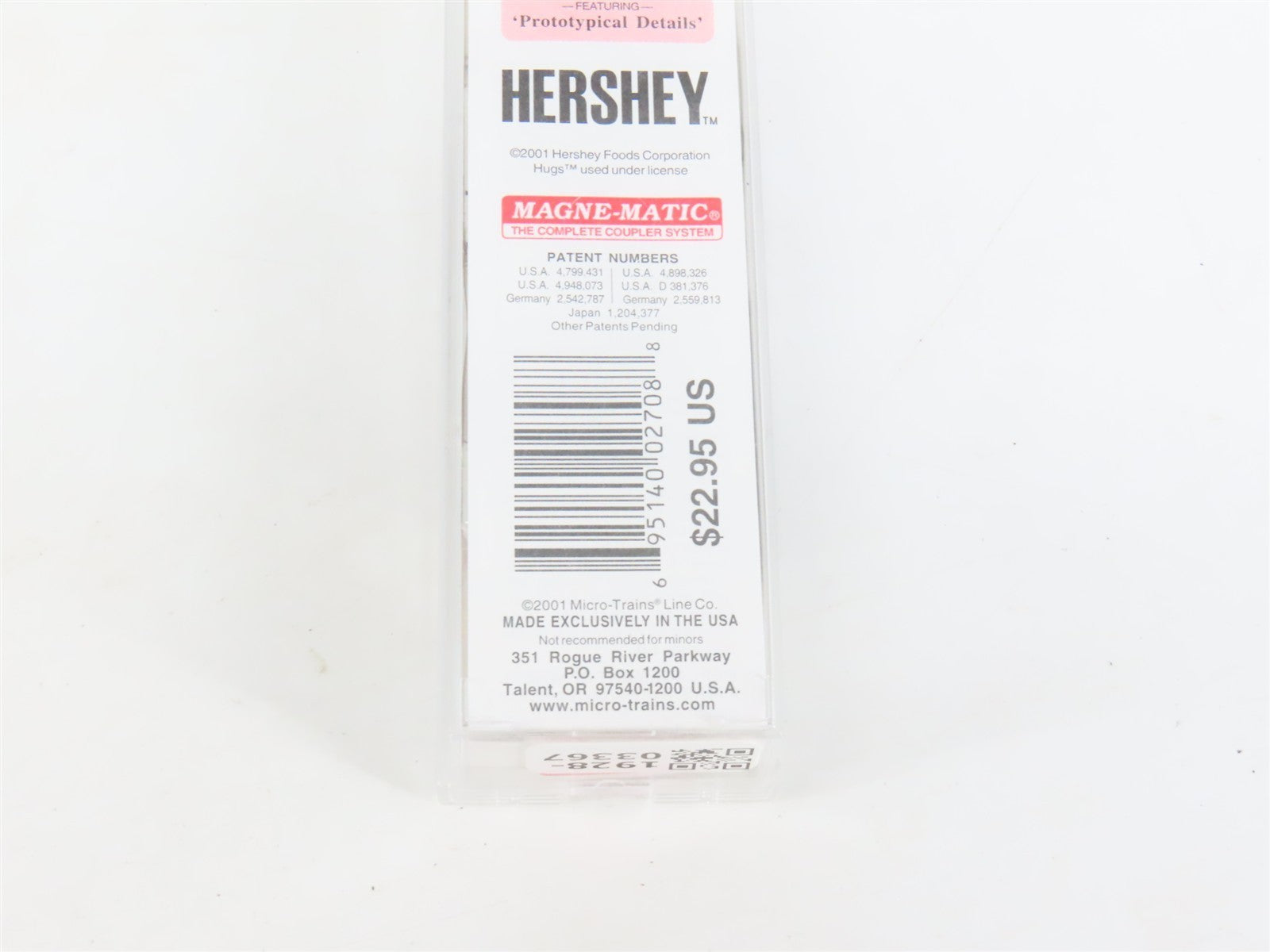 N Micro-Trains MTL 100120 Hershey's Hugs 36' Offset Cupola Caboose 4011 RTR