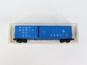 N Kadee Micro-Trains MTL 25340 CAGY Columbus & Greenville 50' Box Car 21115 RTR