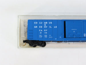 N Kadee Micro-Trains MTL 25340 CAGY Columbus & Greenville 50' Box Car 21115 RTR