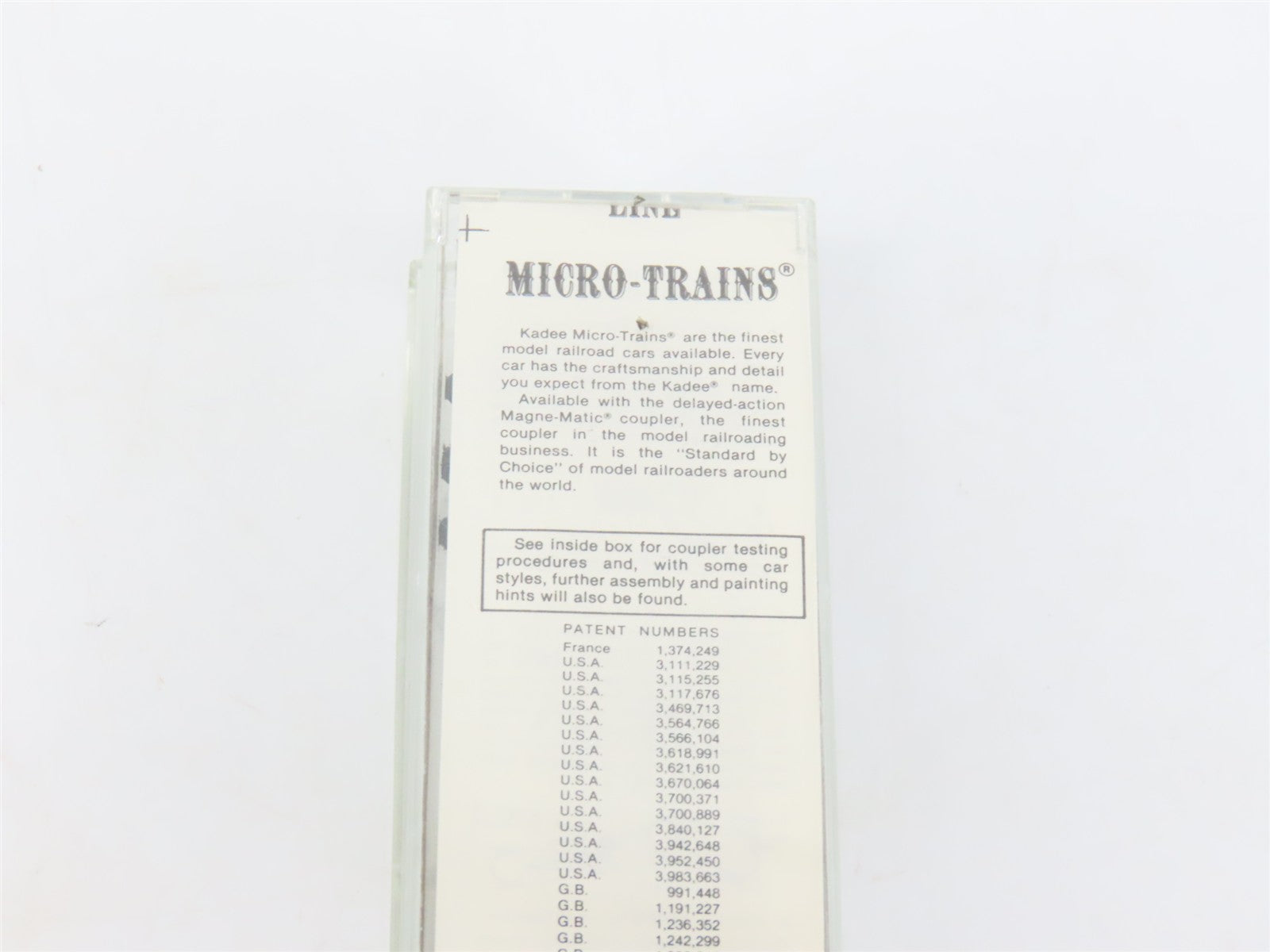 N Kadee Micro-Trains MTL 25400 BM Boston & Maine Guilford 50' Box Car 3249 RTR
