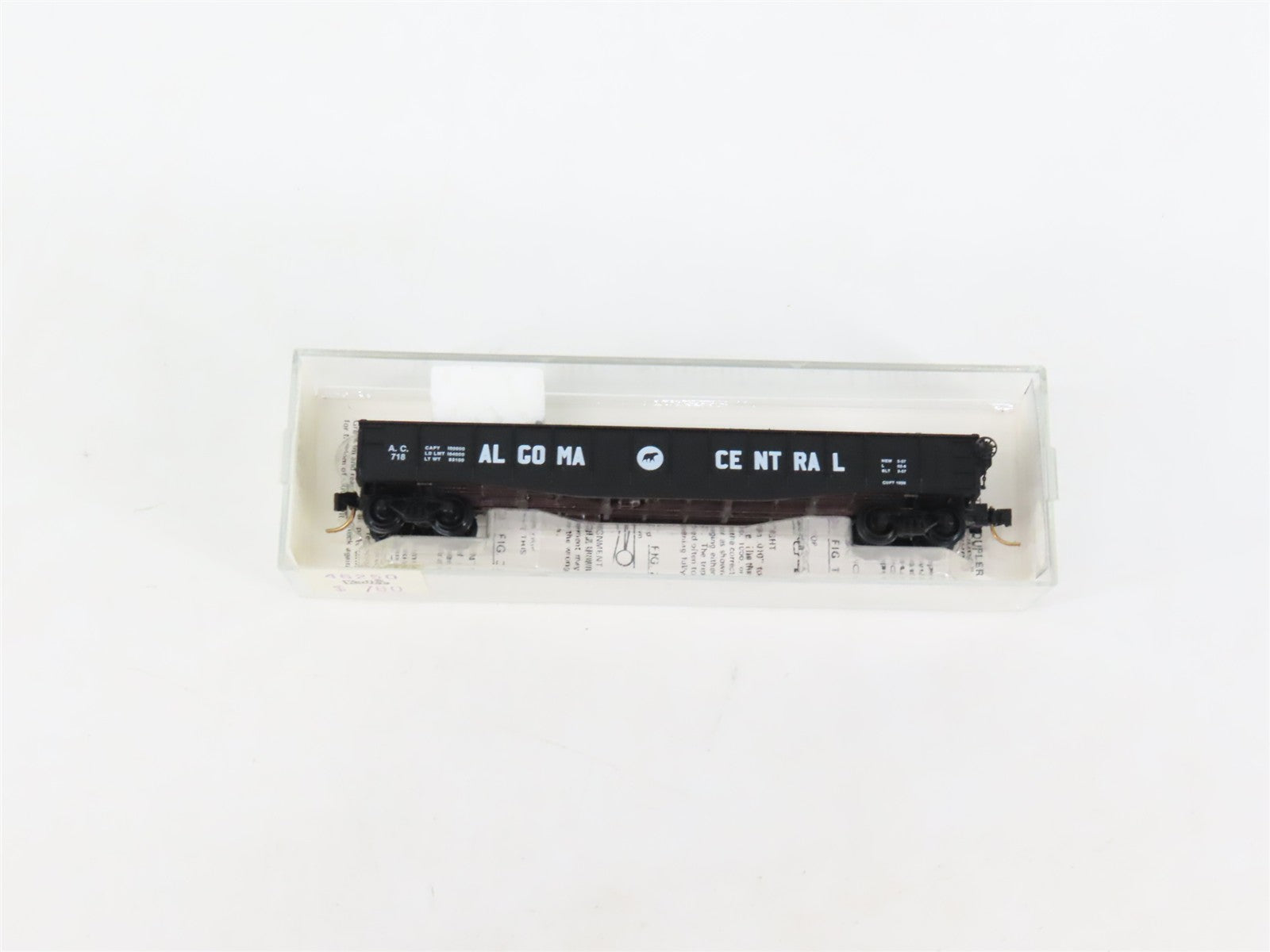 N Scale Micro-Trains MTL 46250 AC Algoma Central 50' Fishbelly Side Gondola RTR