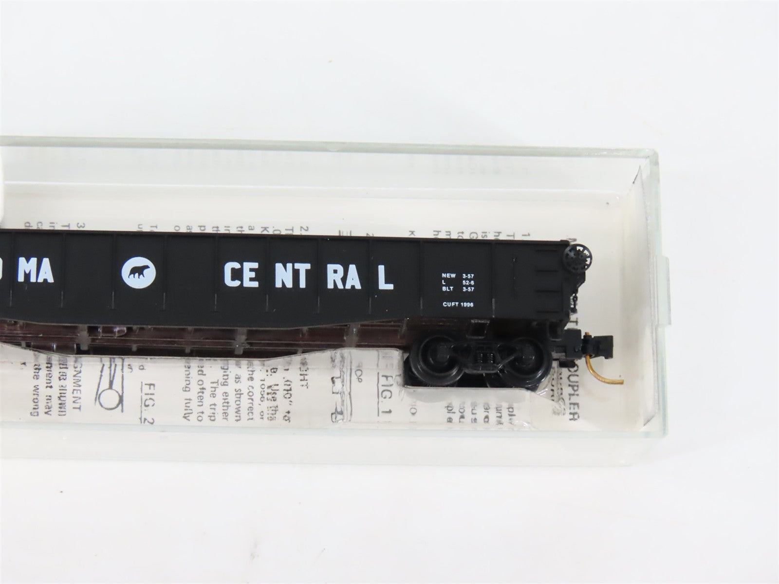 N Scale Micro-Trains MTL 46250 AC Algoma Central 50' Fishbelly Side Gondola RTR