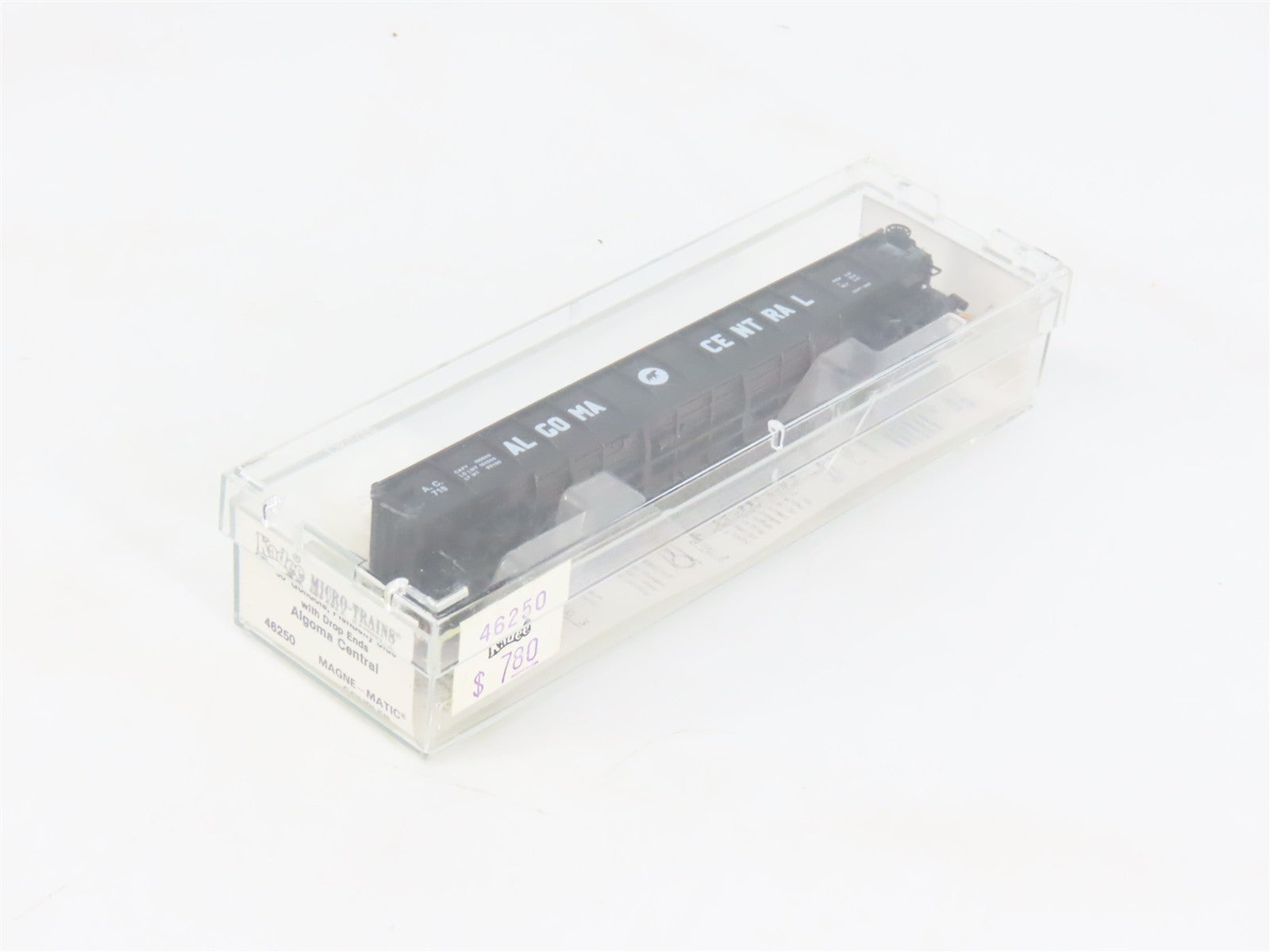 N Scale Micro-Trains MTL 46250 AC Algoma Central 50' Fishbelly Side Gondola RTR