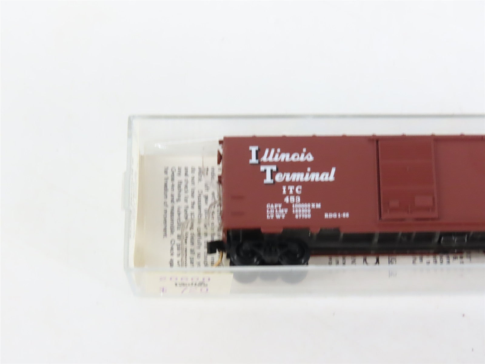 N Scale Kadee Micro-Trains MTL 20600 ITC Illinois Terminal 40' Box Car 453 RTR