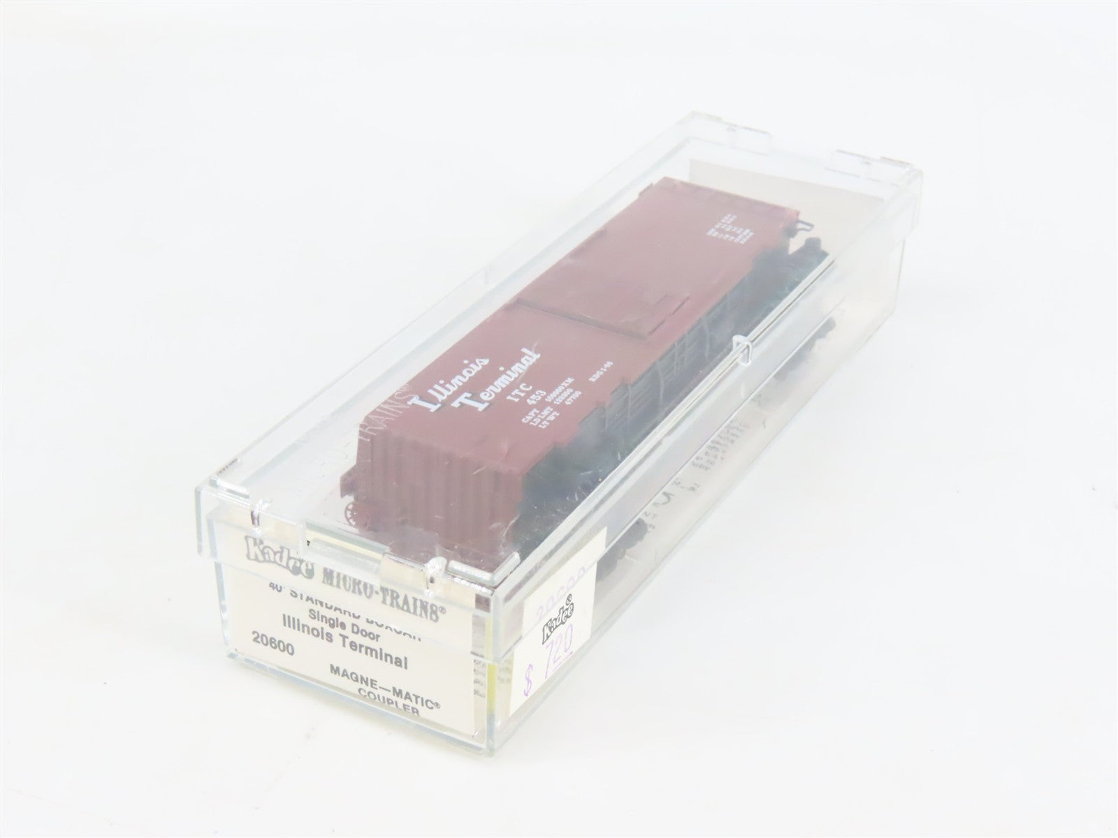 N Scale Kadee Micro-Trains MTL 20600 ITC Illinois Terminal 40' Box Car 453 RTR