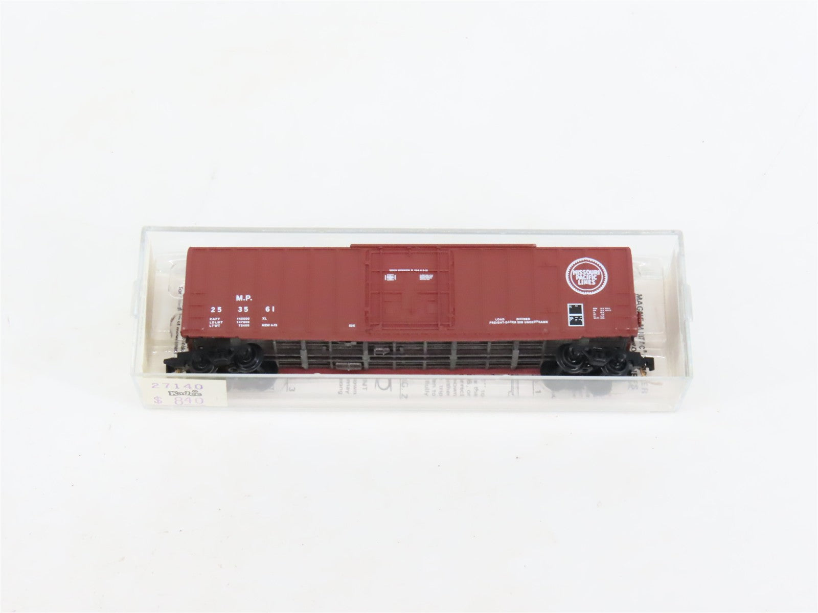 N Scale Micro-Trains MTL 27140 MP Missouri Pacific 50' Box Car 253561 RTR