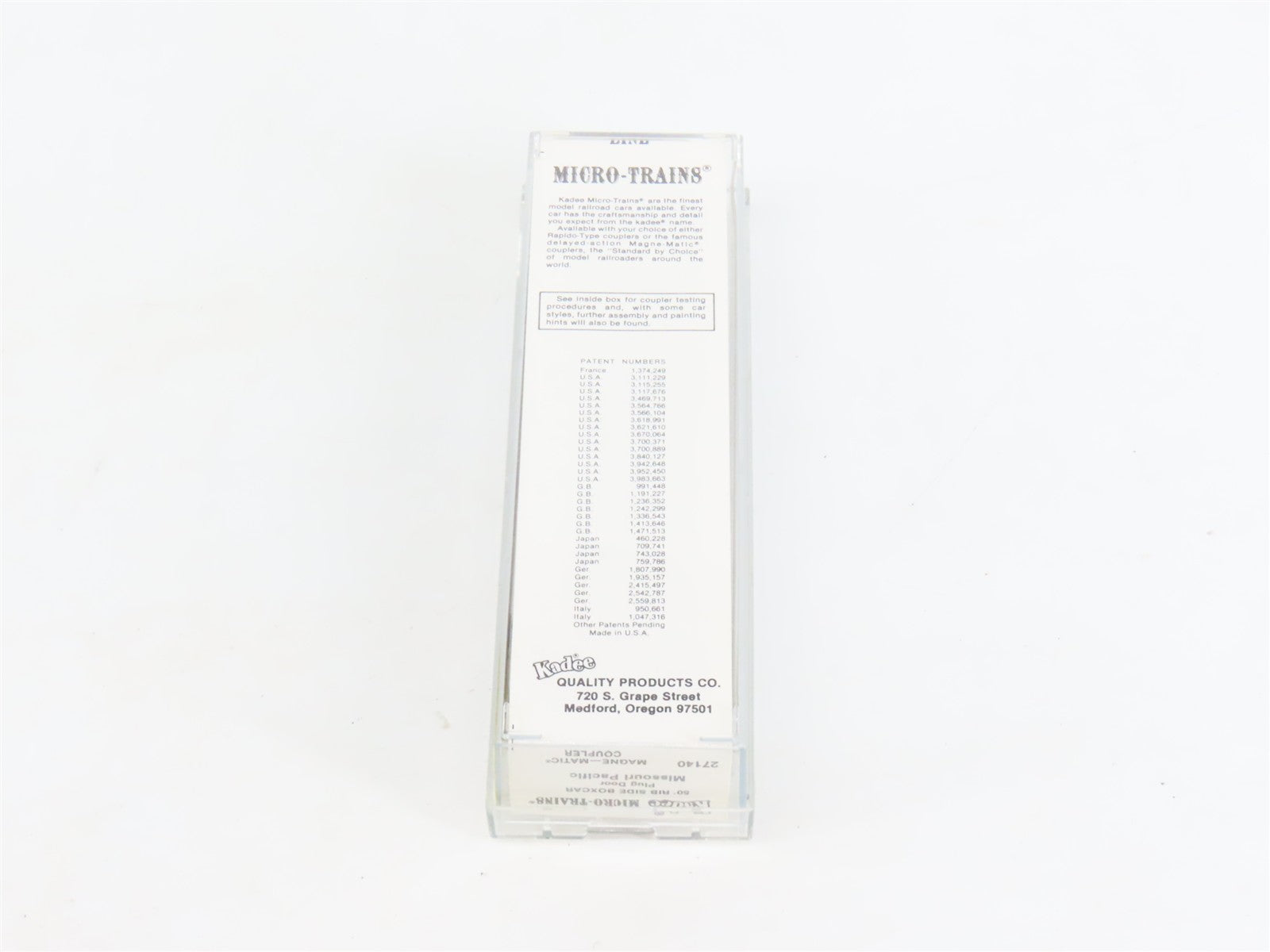 N Scale Micro-Trains MTL 27140 MP Missouri Pacific 50' Box Car 253561 RTR