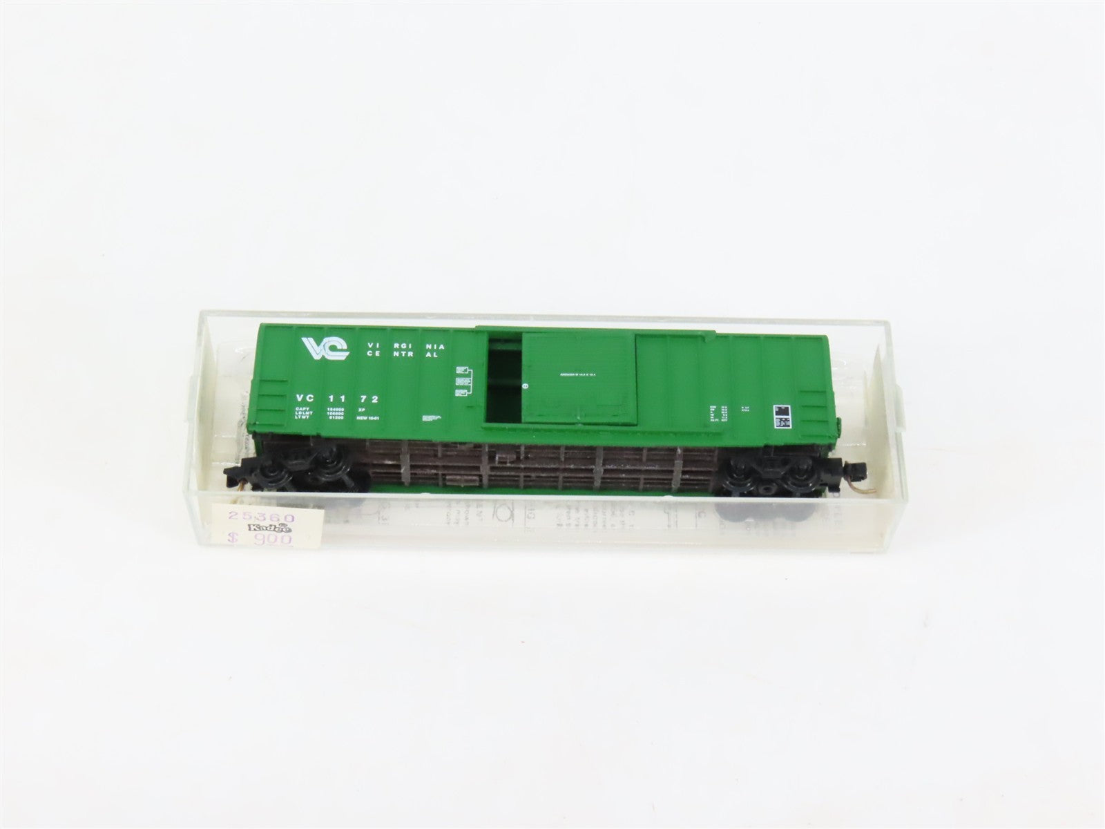 N Scale Kadee Micro-Trains MTL 25360 VC Virginia Central 50' Box Car 1172 RTR