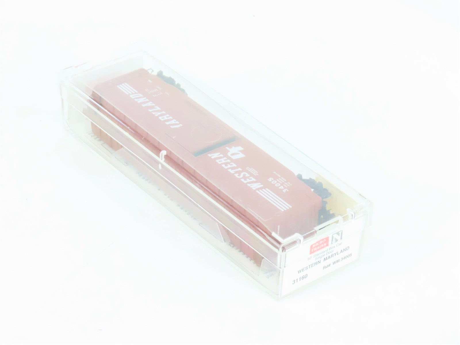 N Scale Micro-Trains MTL 31160 WM Western Maryland 50' Single Door Box Car RTR