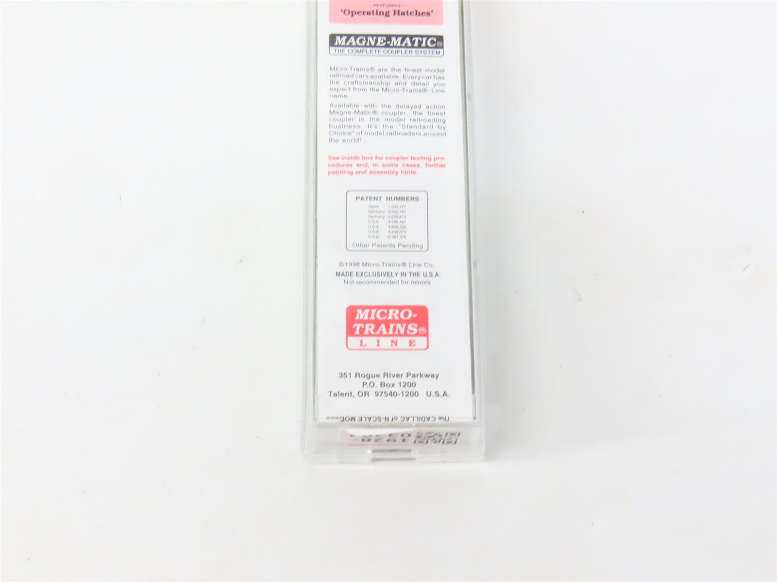 N Scale Micro-Trains MTL 94110 BNSF Railway 3-Bay Covered Hopper 422033 RTR