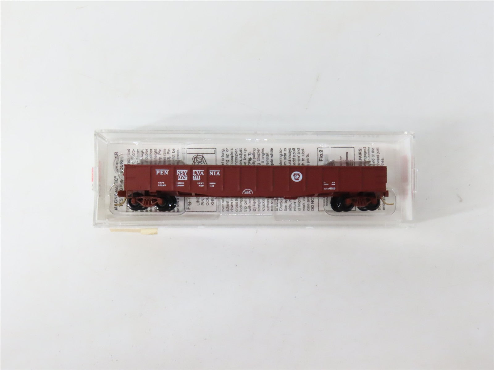 N Scale Micro-Trains MTL 105020 PRR Pennsylvania 50' Gondola 376611 RTR
