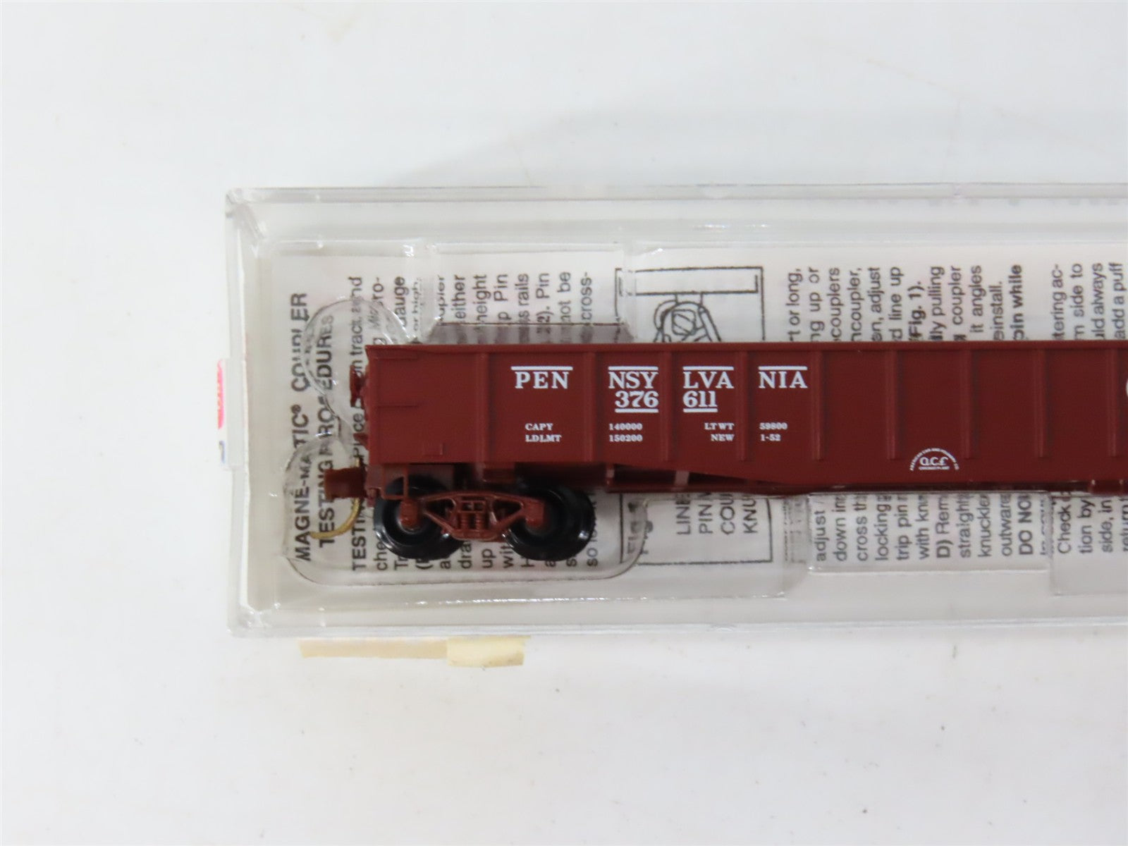 N Scale Micro-Trains MTL 105020 PRR Pennsylvania 50' Gondola 376611 RTR