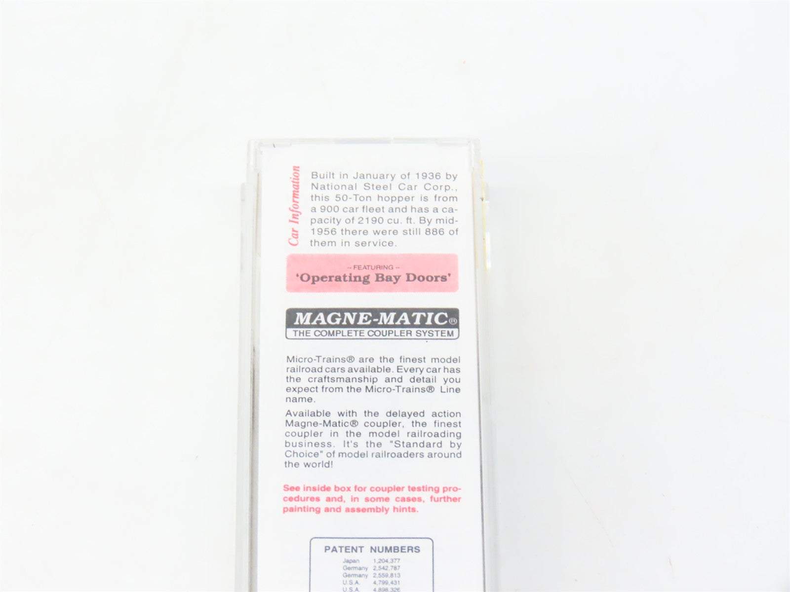 N Scale Micro-Trains MTL 55150 CP Canadian Pacific 33' 2-Bay Hopper 354037 RTR