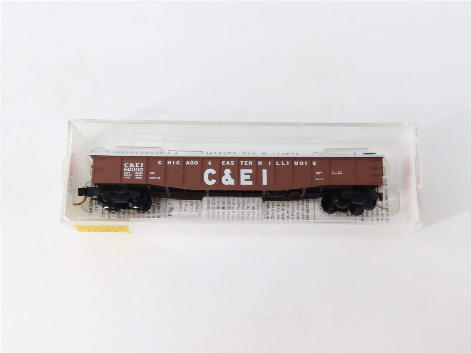 N Micro-Trains MTL 106030 C&EI Chicago & Eastern Illinois 50' Gondola 82005 RTR