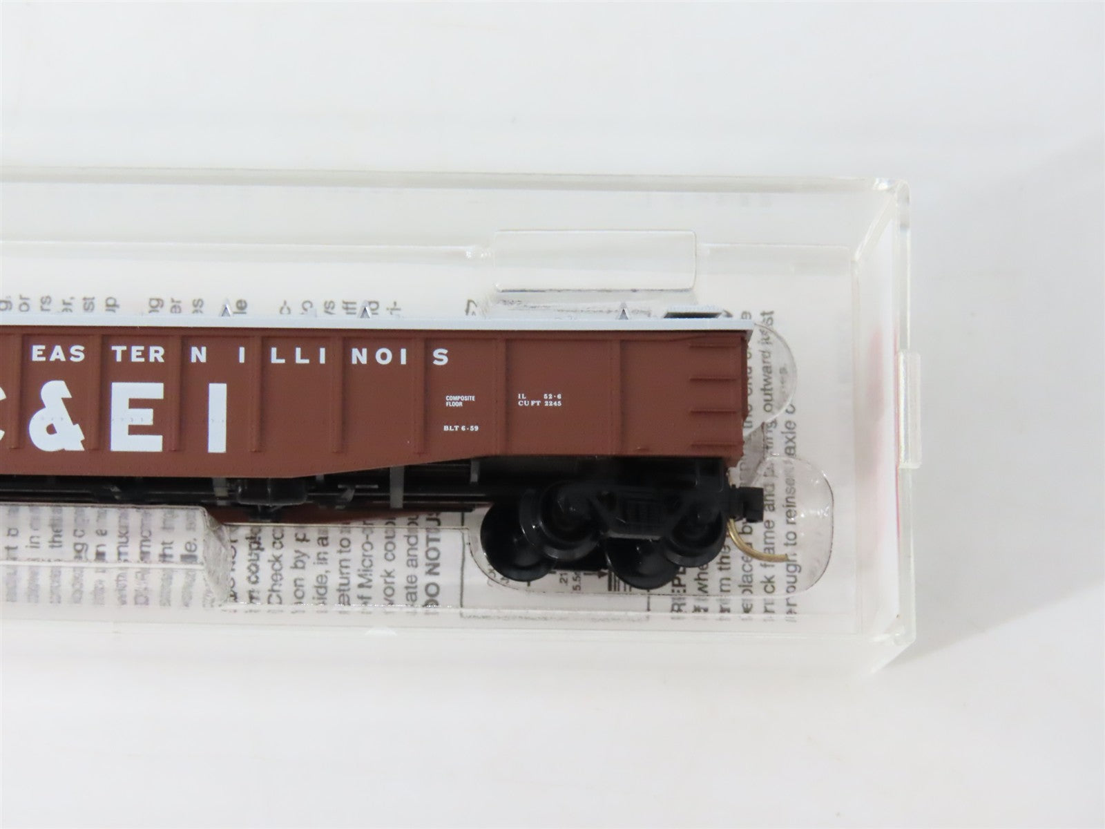 N Micro-Trains MTL 106030 C&EI Chicago & Eastern Illinois 50' Gondola 82005 RTR