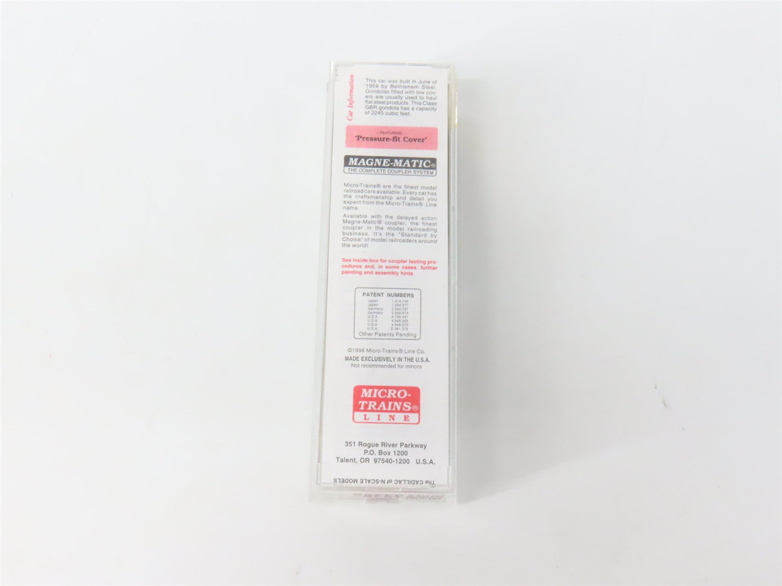 N Micro-Trains MTL 106030 C&EI Chicago & Eastern Illinois 50' Gondola 82005 RTR