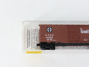 N Scale Micro-Trains MTL 20060 ATSF Santa Fe Grand Canyon 40' Box Car 143585 RTR