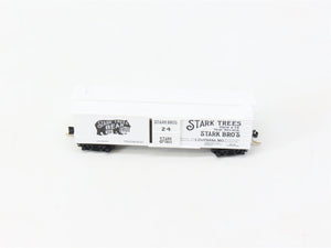 N Scale Micro-Trains MTL 42010 Stark Bro's 40' Box Car 24 RTR