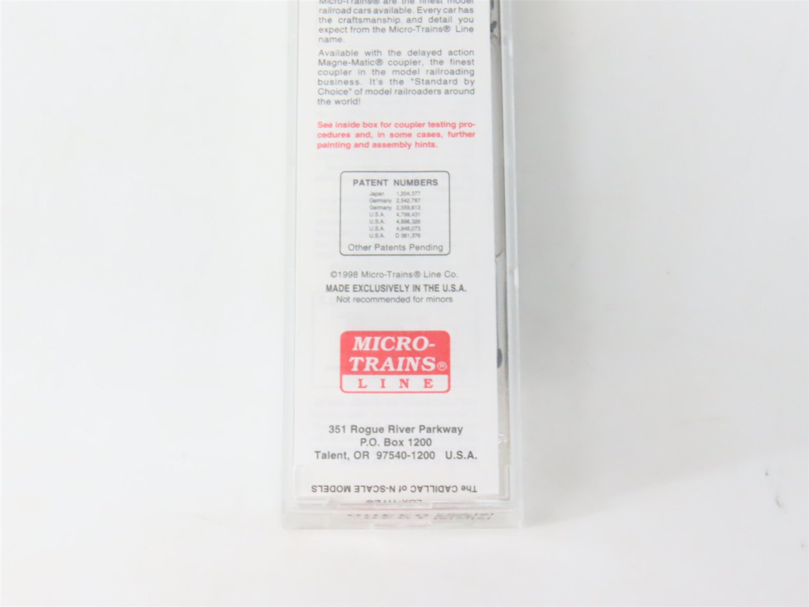 N Scale Micro-Trains MTL 42010 Stark Bro's 40' Box Car 24 RTR