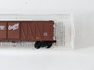 N Scale Micro-Trains MTL 29060 CB&Q Burlington Route 40' Box Car 11106 RTR