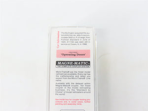 N Scale Micro-Trains MTL 29060 CB&Q Burlington Route 40' Box Car 11106 RTR