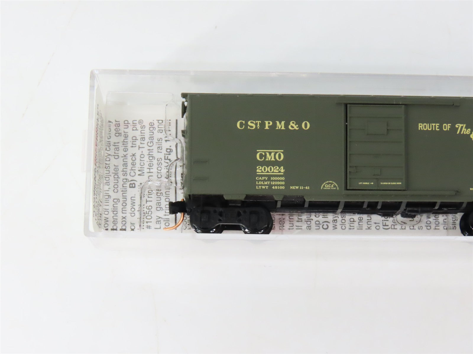 N Scale Micro-Trains MTL 20596 CMO CStPM&O Route Of The 