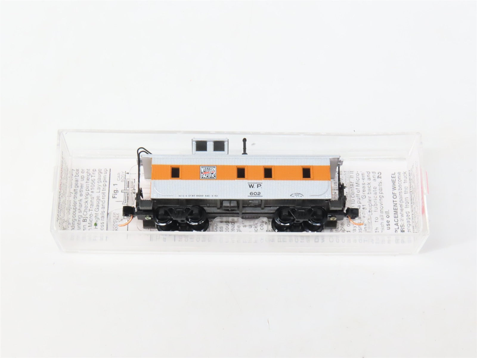 N Scale Micro-Trains MTL 51220 WP Western Pacific 34' Wood Sheathed Caboose RTR