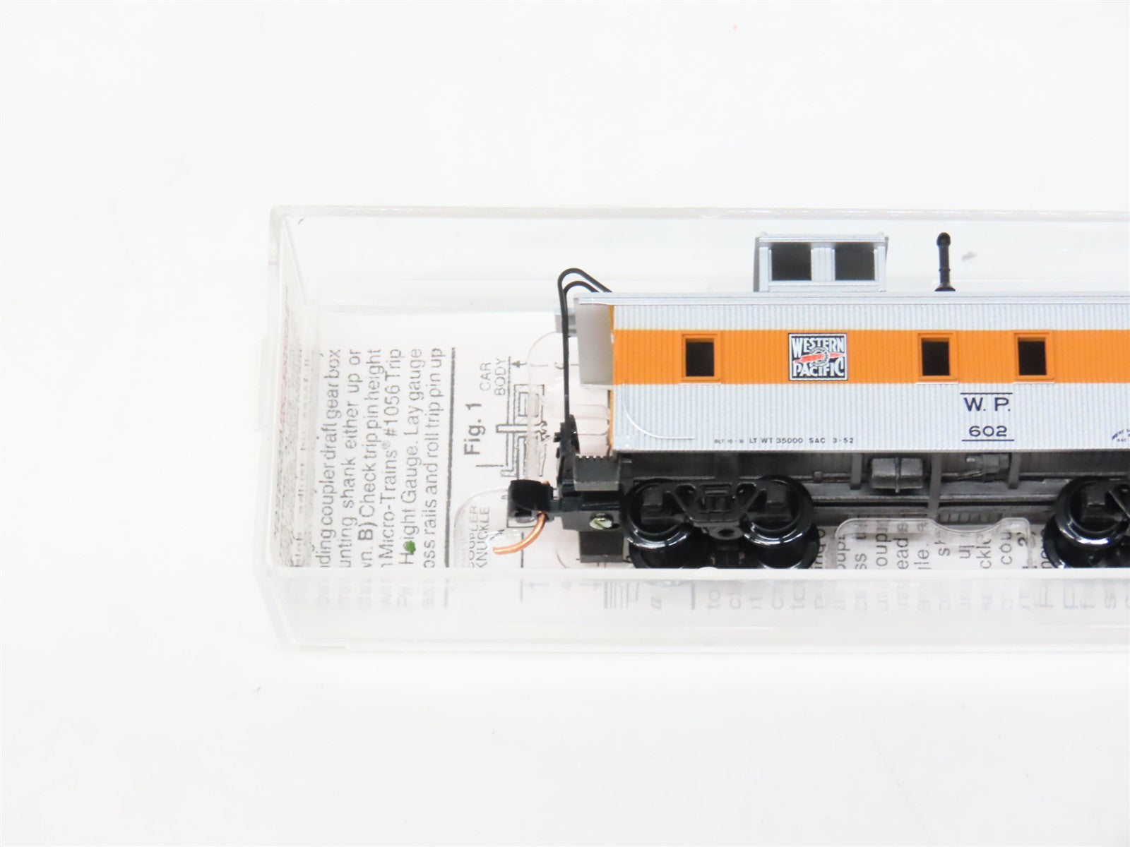 N Scale Micro-Trains MTL 51220 WP Western Pacific 34' Wood Sheathed Caboose RTR
